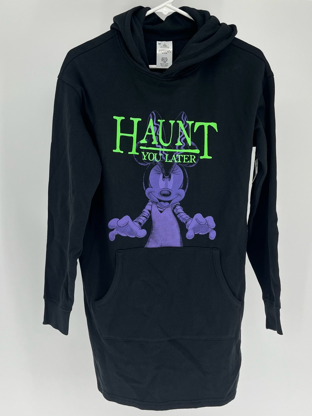 DISNEY PARKS NWT HAUNT YOU LATER MINNIE MOUSE HALLOWEEN PULLOVER SWEATSHIRT